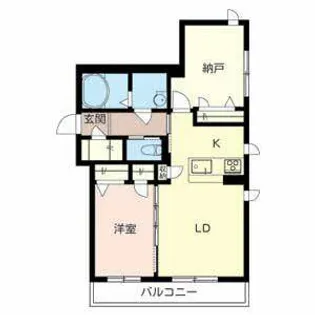 シャーメゾン下小阪【0202号室】の間取り