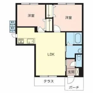 加東市上中(シャーメゾン クラヴィエ上中 A棟)【101号室】の間取り