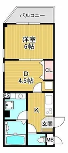 ザ・スカイレジデンス【201号室】の間取り