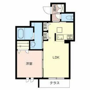 Star two【0102号室】の間取り