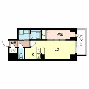 Grand Rire【0105号室】の間取り