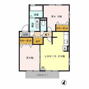 レジデンス黒沢台 C【2階】の間取り