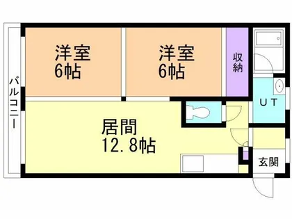 エスティーハイツ【303号室】の間取り