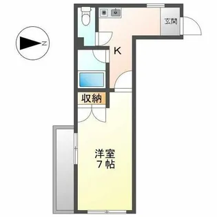 ハーモニアス桜山【2階】の間取り