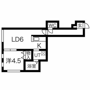 HalleyView麻生(ハレービュー麻生)【102号室】の間取り
