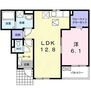 コータ・コート G【1階】の間取り