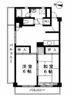 山本興産ビル【5階】の間取り