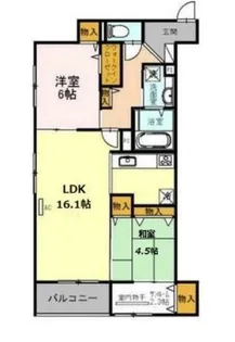 イストワール北桜塚【3階】の間取り