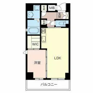 グリーン・クラウド難波元町【0302号室】の間取り