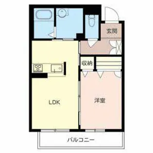 サンヒルズ【0203号室】の間取り