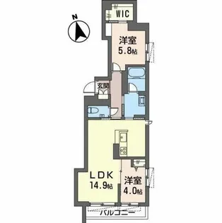 クオリスタ【0202号室】の間取り