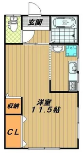 ビーコート丸山【2階】の間取り