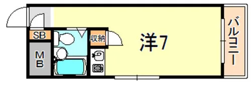 モナーク西明石【2階】の間取り