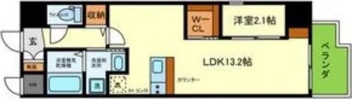 ONLYONE池田新町【7階】の間取り