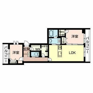 リラフォート【0301号室】の間取り