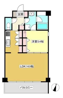 CREST Residence【201号室】の間取り