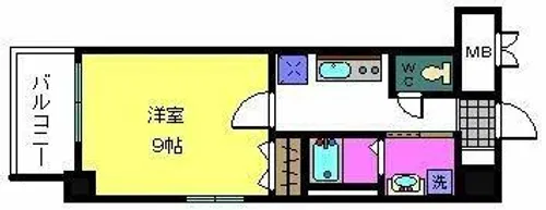 グランディール阪南町Ⅲ番館【2階】の間取り