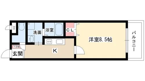 アルカディアⅧ【302号室】の間取り
