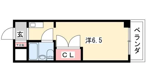 シティパルナゴヤ【507号室】の間取り