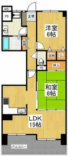 エバーランドシティ新 泉北8番館【10階】の間取り