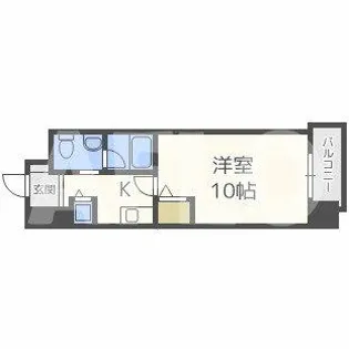アーデン土佐堀【803号室】の間取り