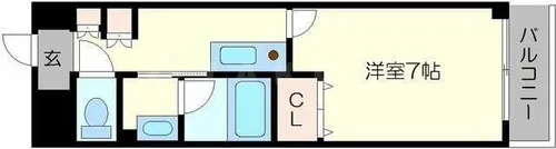 JUNWAマンションⅡ【4階】の間取り