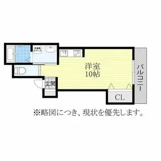 COCO覚王山【305号室】の間取り