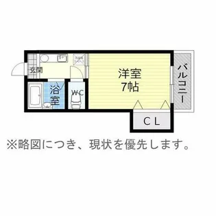 COCO覚王山【305号室】の間取り