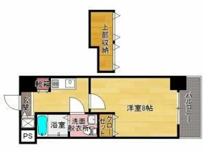 オリエントビルNo.81クラブアマリージュ【5階】の間取り