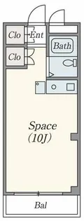 ホワイト石塚【113号室】の間取り
