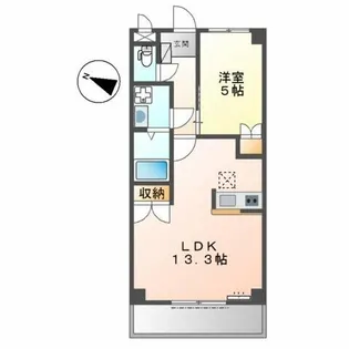 サンモール和坂【1階】の間取り