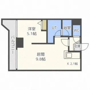 グランカーサ永山公園通east【4階】の間取り