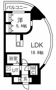 LaSante 梅田北【4階】の間取り