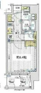 ジアコスモ九条シエル【4階】の間取り