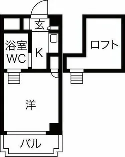 メゾンオリビア出島【201号室】の間取り