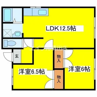 コーポDAN北広島【202号室】の間取り