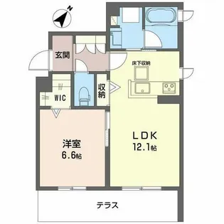 ことぶき【0102号室】の間取り