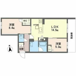 シャーメゾン プレミアム【0101号室】の間取り