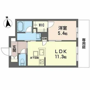 シャーメゾン プレミアム【0102号室】の間取り