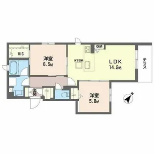 ことぶき【0101号室】の間取り