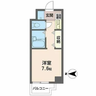 CASA寺町【0403号室】の間取り