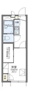 レオパレスSimple大今里【1階】の間取り