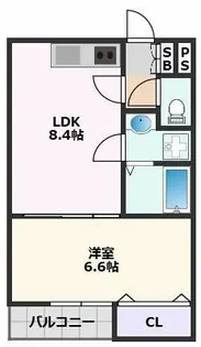 ACT正雀【3階】の間取り