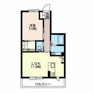 リリエン ベルグ【B103号室】の間取り
