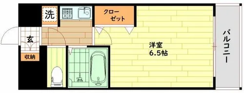 エスリード大阪城北【9階】の間取り
