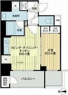 プレサンスロジェ天王寺真田山公園【10階】の間取り