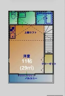 久宝寺緑地プリッ2大蓮南【201号室】の間取り