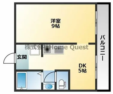 カーサコモダ【3階】の間取り