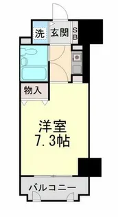 ライオンズマンション三宮東第2【6階】の間取り