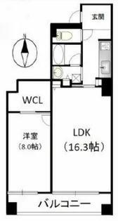 ブラービ南船場【5階】の間取り